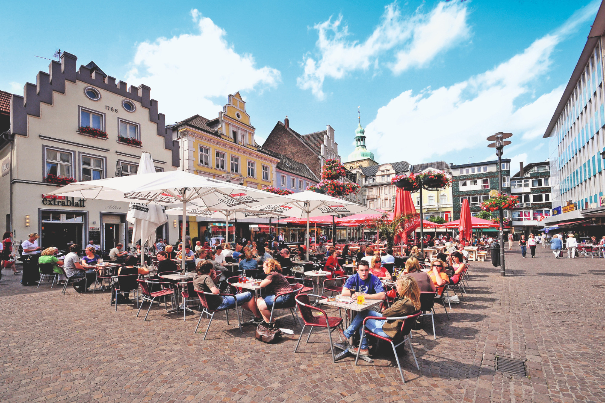 Altstadtmarkt Recklinghausen. Foto:  Stadt Recklinghausen